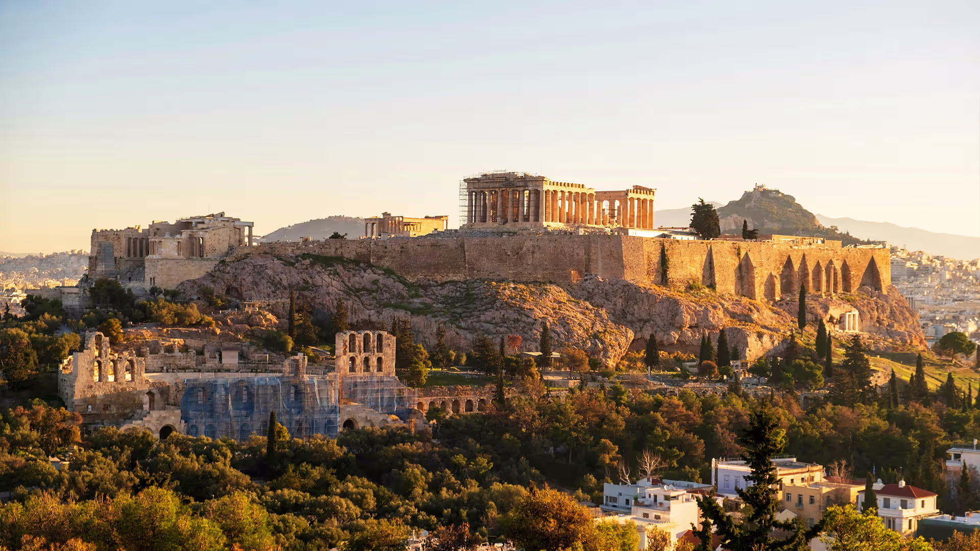 Scenic view of Athens