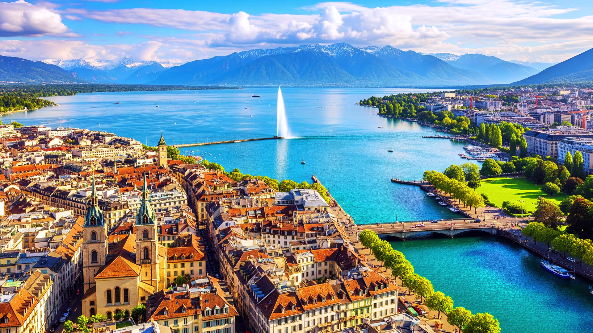 Scenic view of Geneva