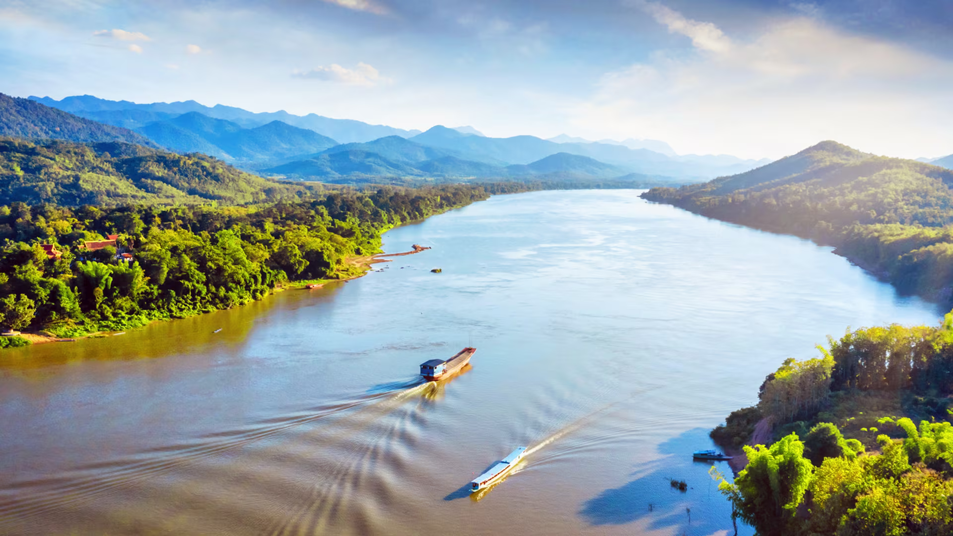 Scenic view of Laos