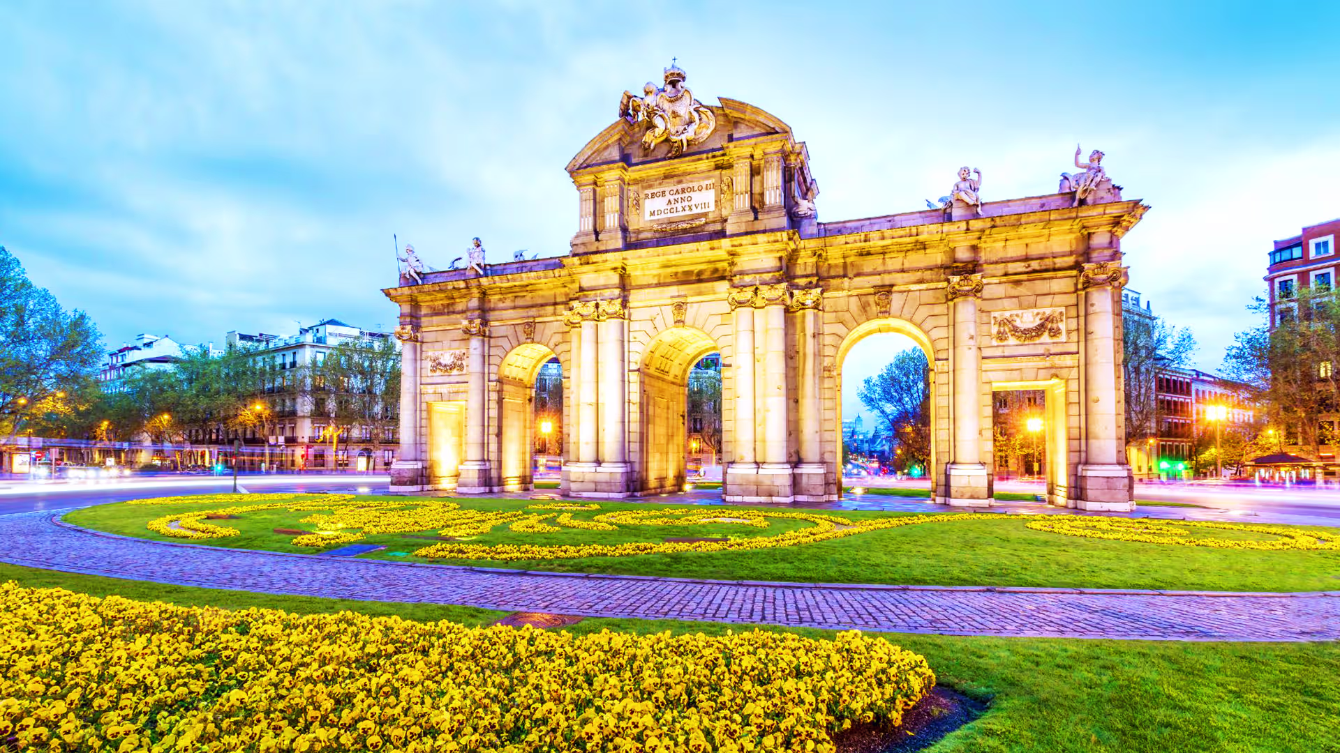 Scenic view of Madrid