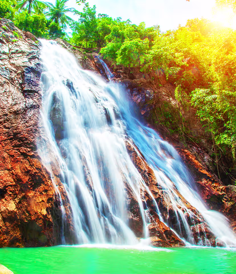 Na Muang Waterfalls 